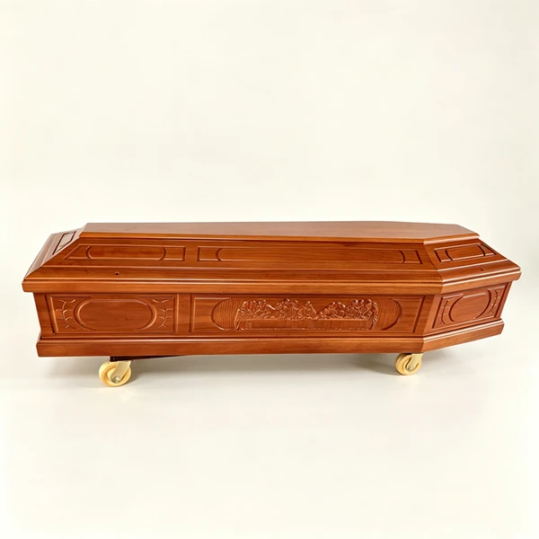 Paulownia Wood Funeral Casket Wooden Coffin Manufacturer & Exporter factory