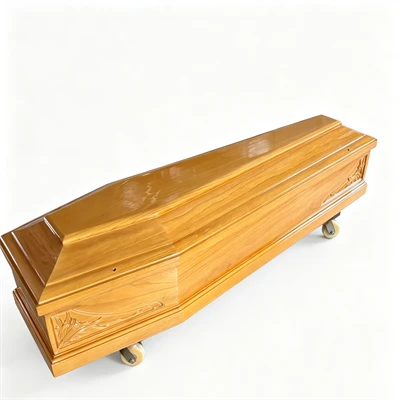 Premium European Style Wooden Burial Coffins factory