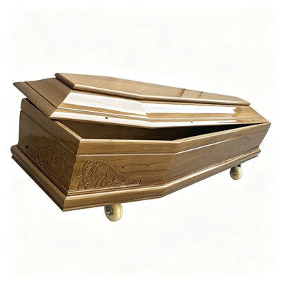 Paulownia Wood Funeral Casket Wooden Coffin Manufacturer & Exporter